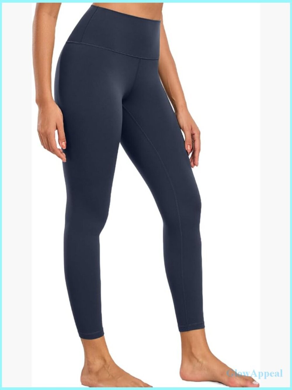 High Waisted Yoga Leggings 25" Buttery Soft Lounge Running Pilates Pants